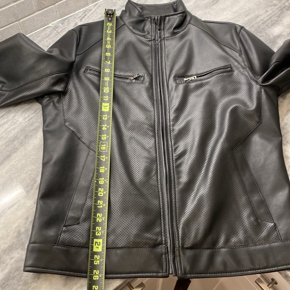 Michael Kors faux leather jacket. Size small, new with tags. - Picture 11 of 13
